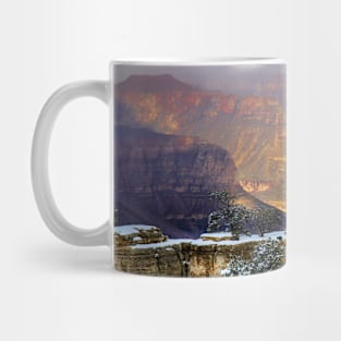 Grad Canyon Snowy Scene Mug